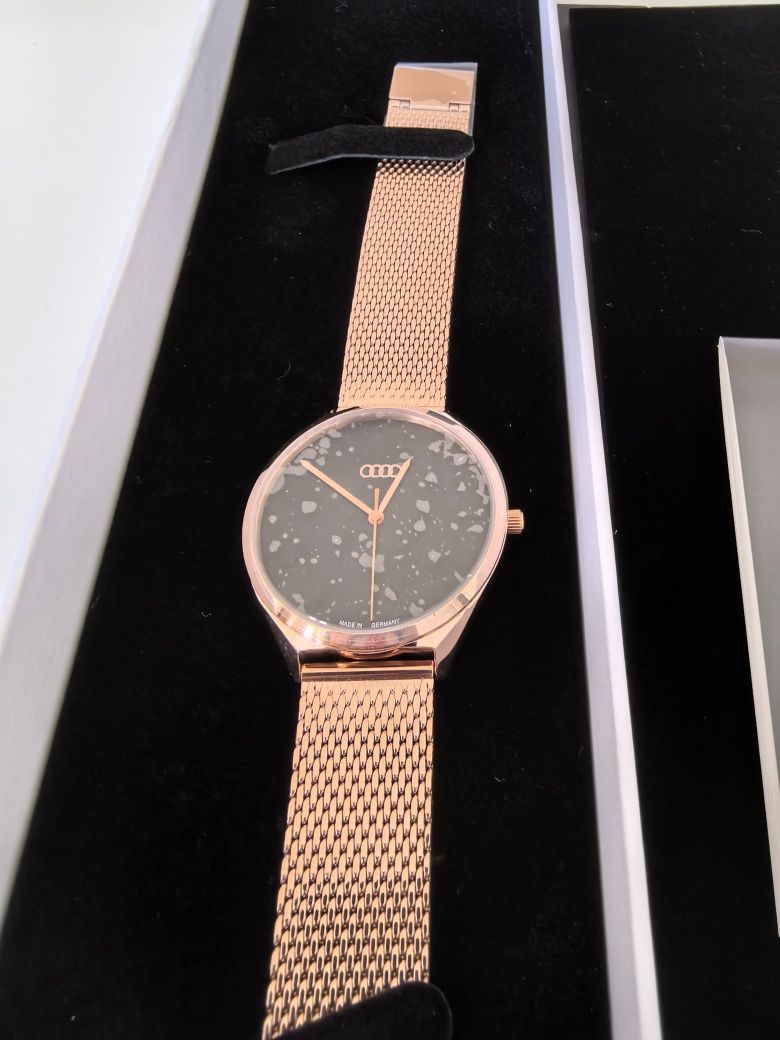 Zegarek Audi Rose Gold różowe zloto