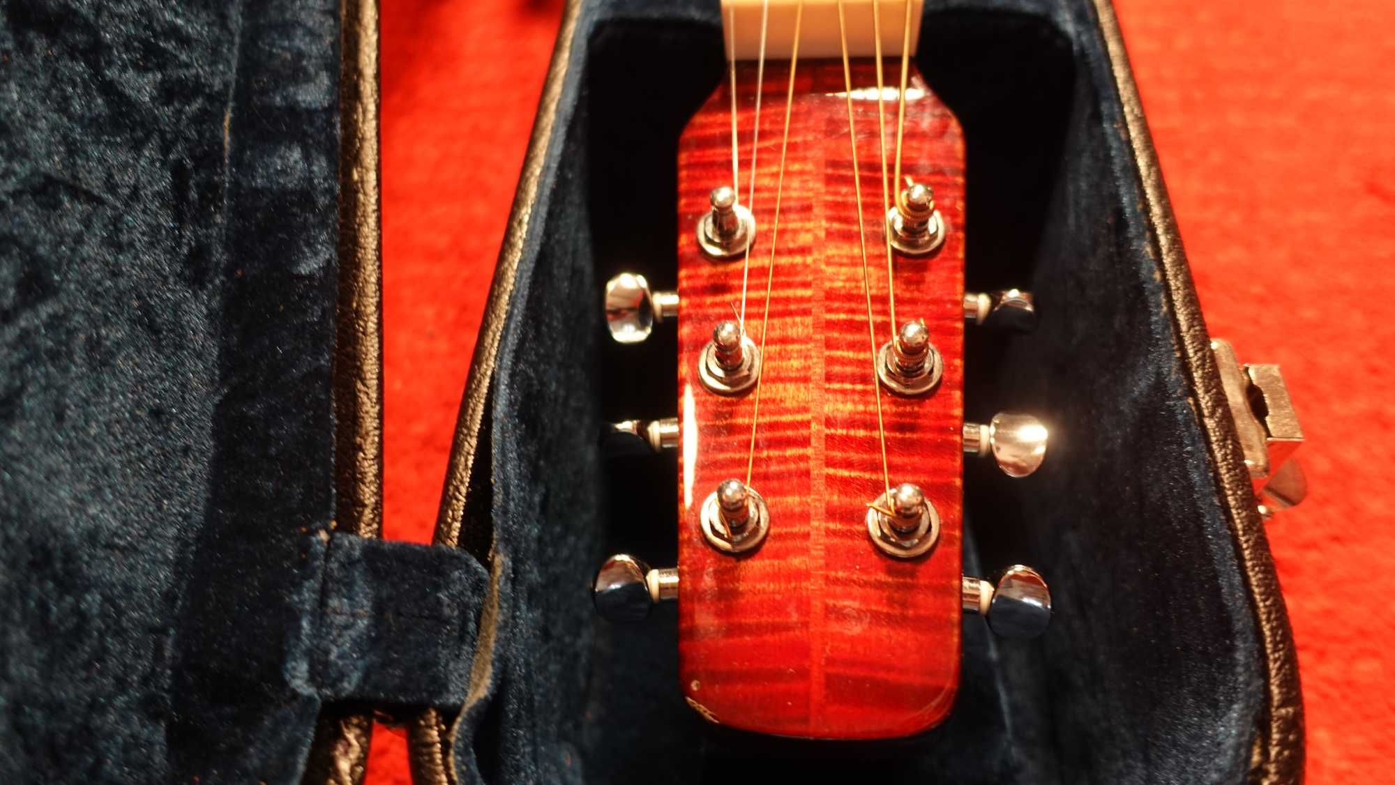 Gitara DOBRO Scheerhorn L-Body Flame Maple Squareneck Resophonic