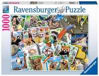 Puzzle 1000 Zwierzaki W Podróży, Ravensburger