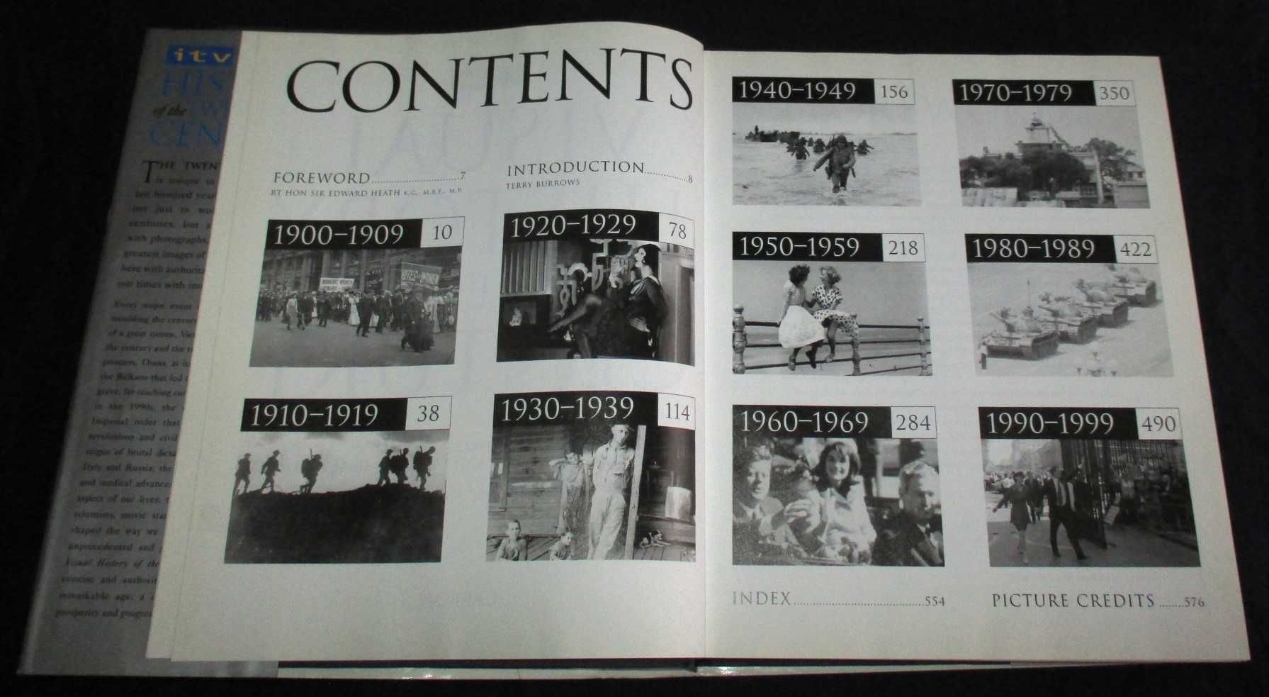 Livro ITV Visual History of the Twentieth Century