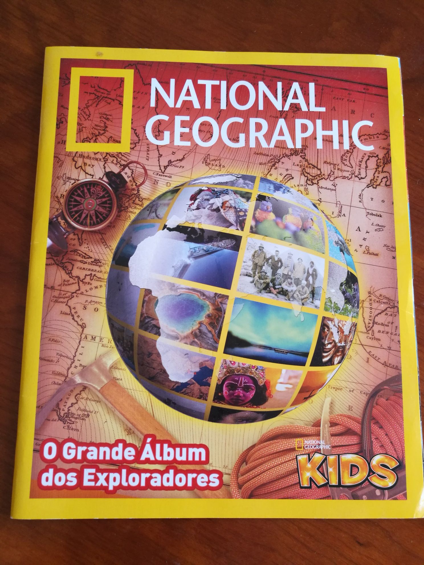 Caderneta Cromos National Geographic - O grande álbum dos exploradores