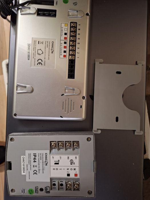 Kit videoporteiro ChaCon 7" 2H slim cinza