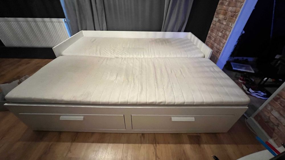 Łóżko Ikea Brimnes 160cm x 200 cm - używane