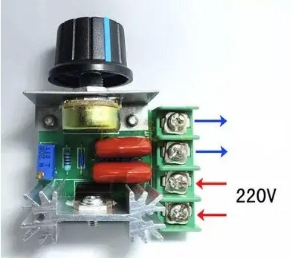 Регулятор потужності симісторний 220V до 2000W