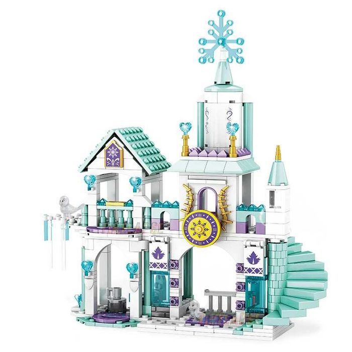 Klocki Elsa Kraina Lodu Zamek Pałac Lodowy 360 ele jak klocki lego