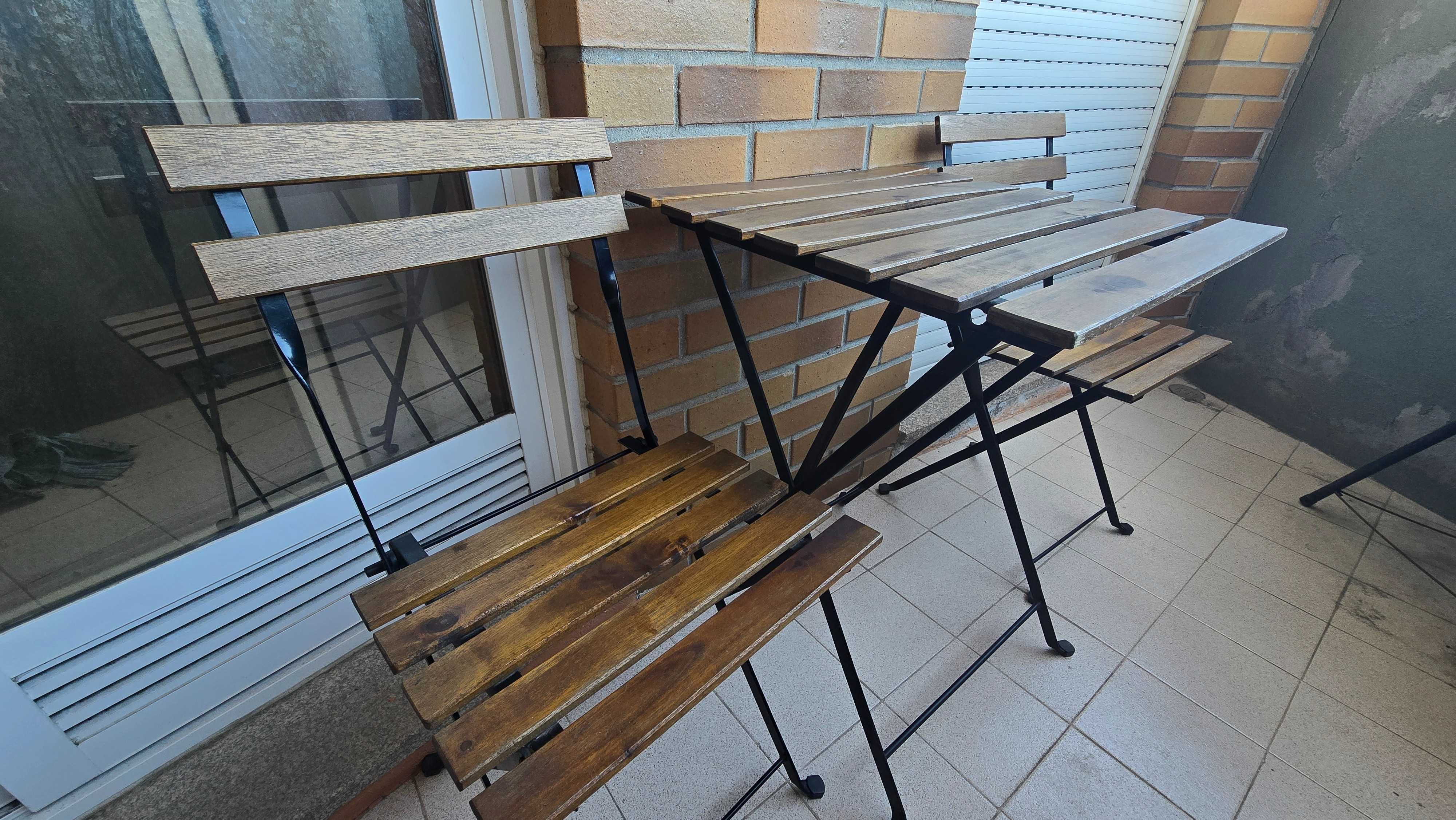 Mesa + 2 Cadeiras p/ Exterior