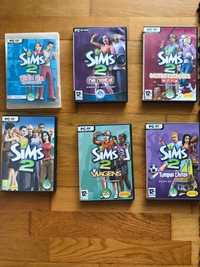 Os Sims 2 original + 5 expansões