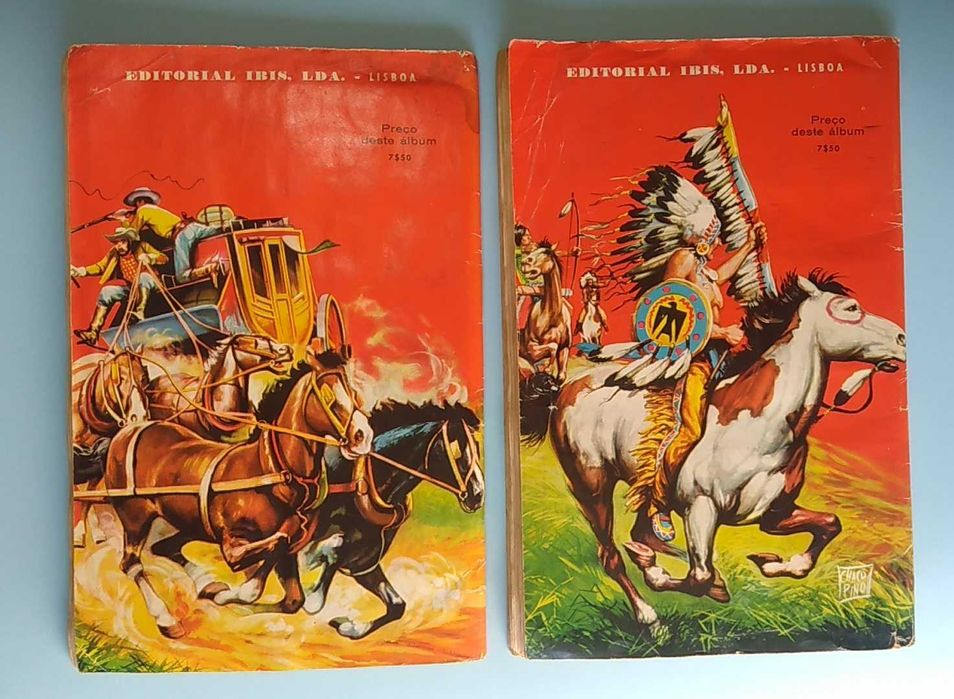Cadernetas completas "A Conquista do Oeste" Álbuns I & II (1959/60)