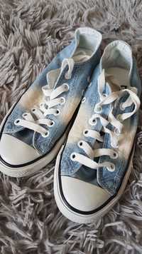 Converse r.38-38,5, trampki 6,5 tenisówki jeansowe cieniowane, nowe