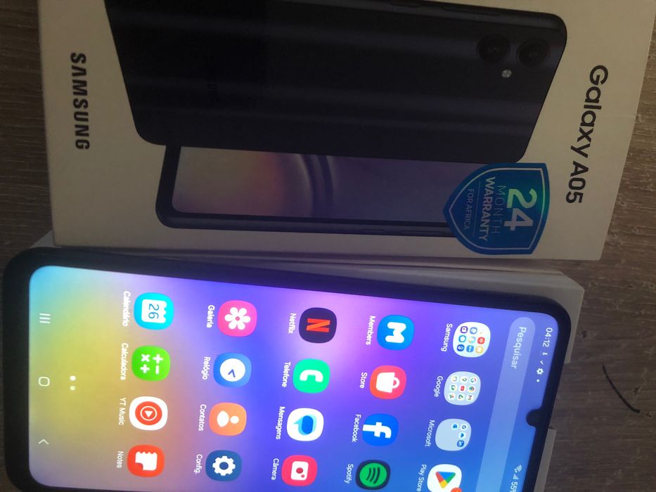 Vendo Samsung Galaxy A05 4g Ram 512GB em Memória Externa e mais 64GB