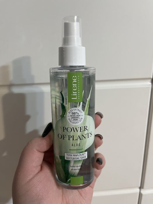 Nawilżający tonik do twarzy Lirene Power of plants 200 ml nowy