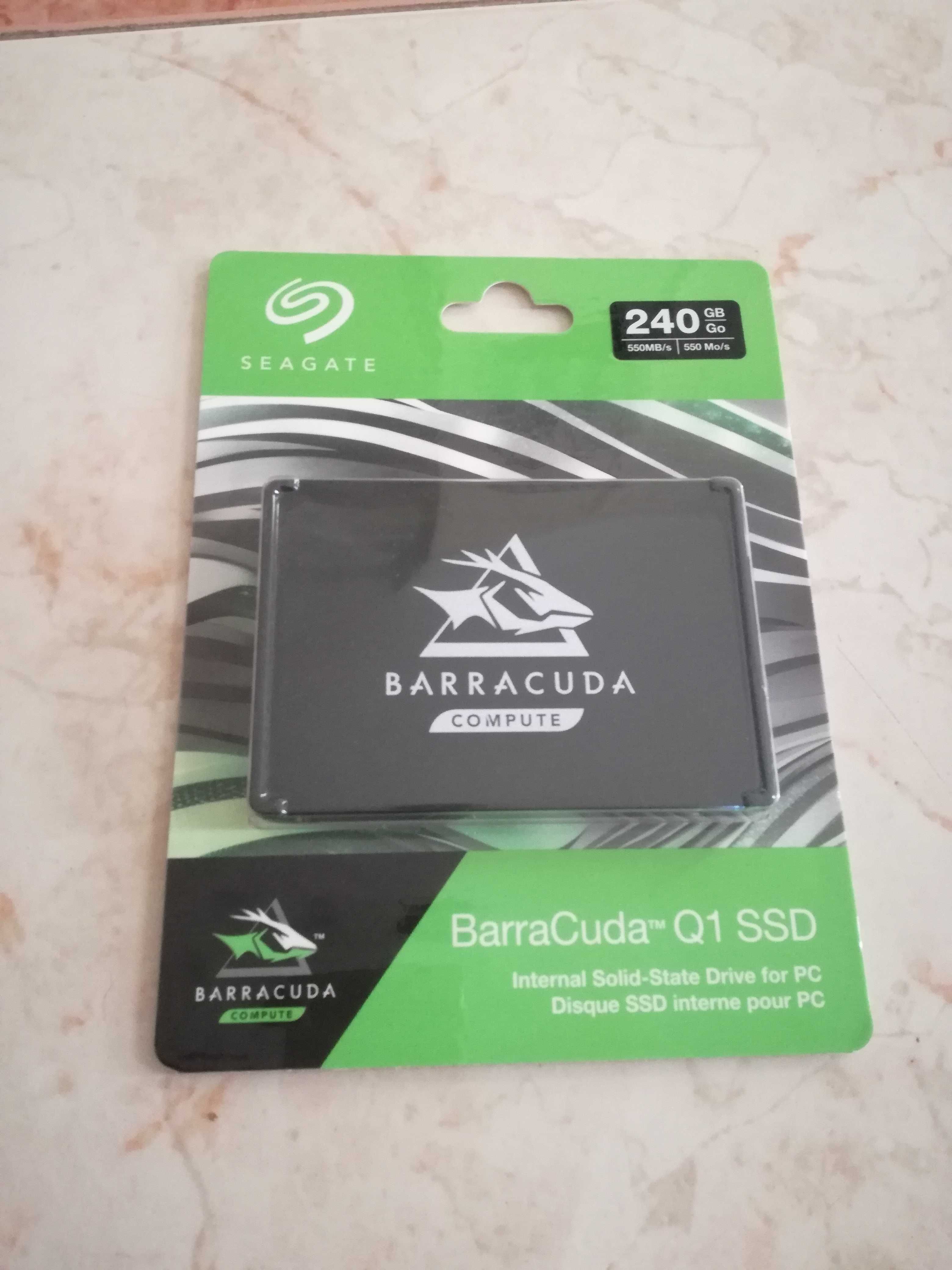 Disco SSD SEAGATE BARRACUDA Q1 240GB Novo Não Usado Não Aberto