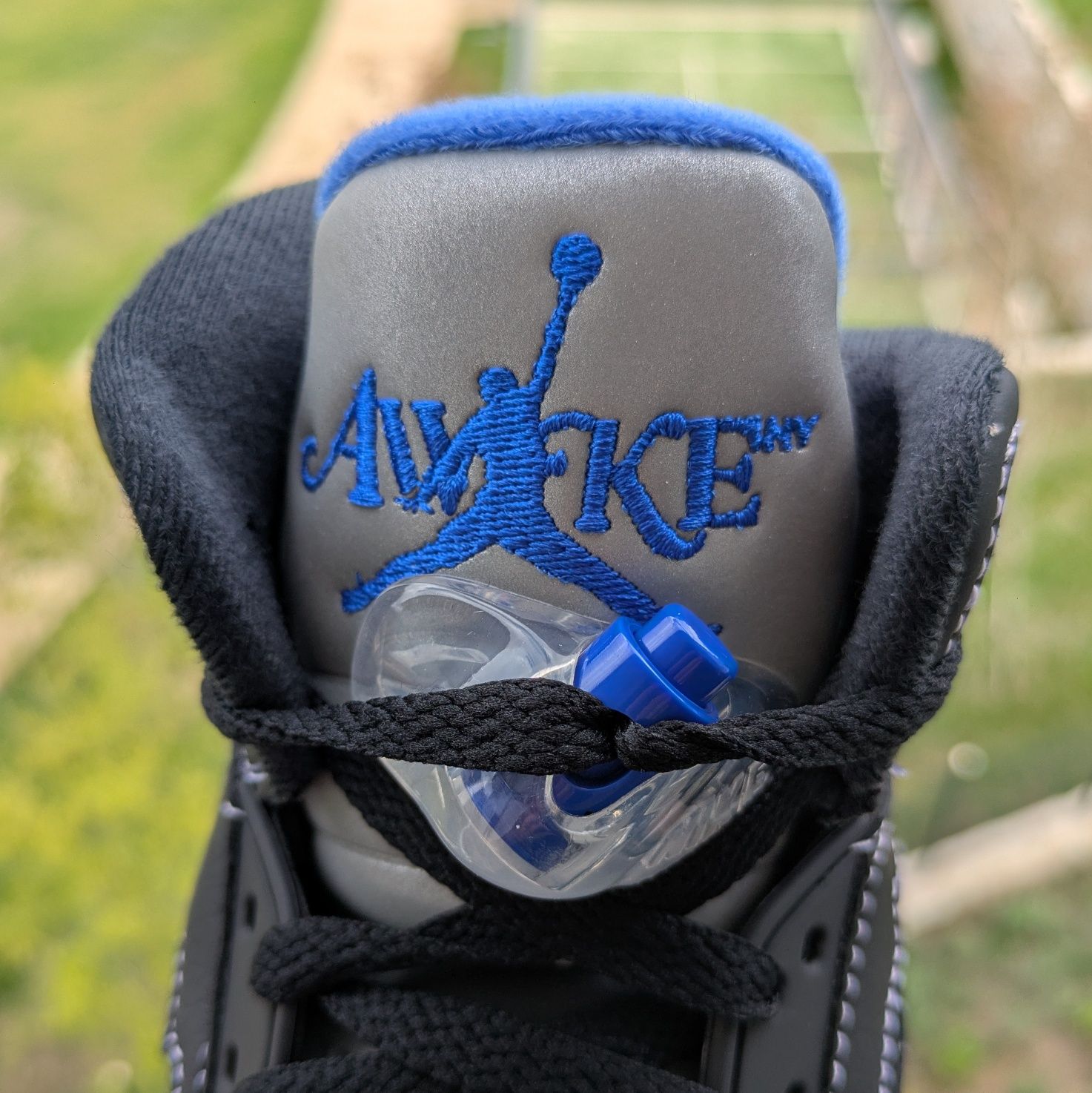 Jordan 5 x Awake Blue Black 42