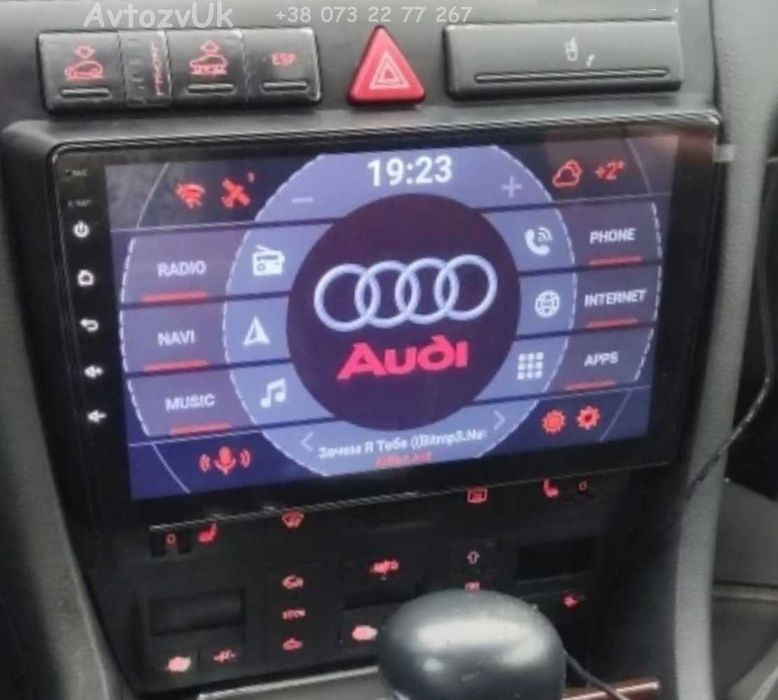 Android 14 A6 C5 S6 RS6 Audi GPS Ауди А6 USB 2 дин CarPlay Магнитола