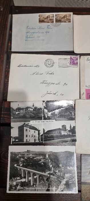 Stare widokówki i koperty