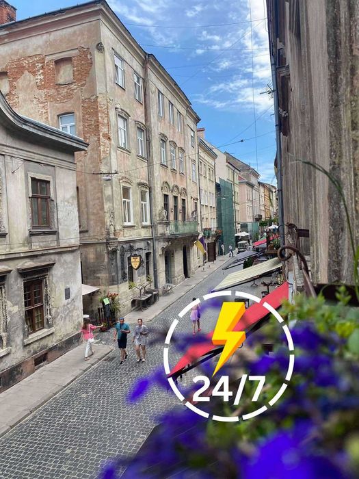 Квартира подобово центр   10 хв до ж д вокзалу Звітні документи