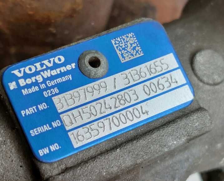 Turbina Biturbo + Kolektor VOLVO V40 II 2,0D 190KM GWARANCJA