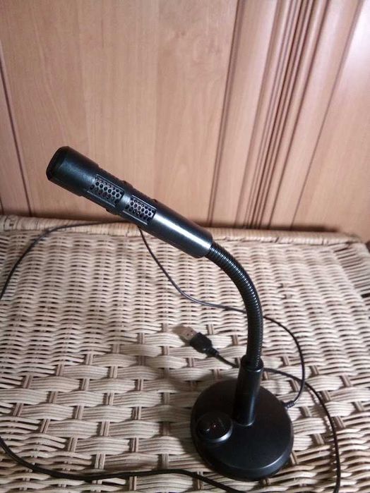 Zewnętrzny mikrofon z kablem USB