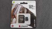 Karta pamięci microSDXC z adapterem Kingston Canvas Select Plus 128 GB