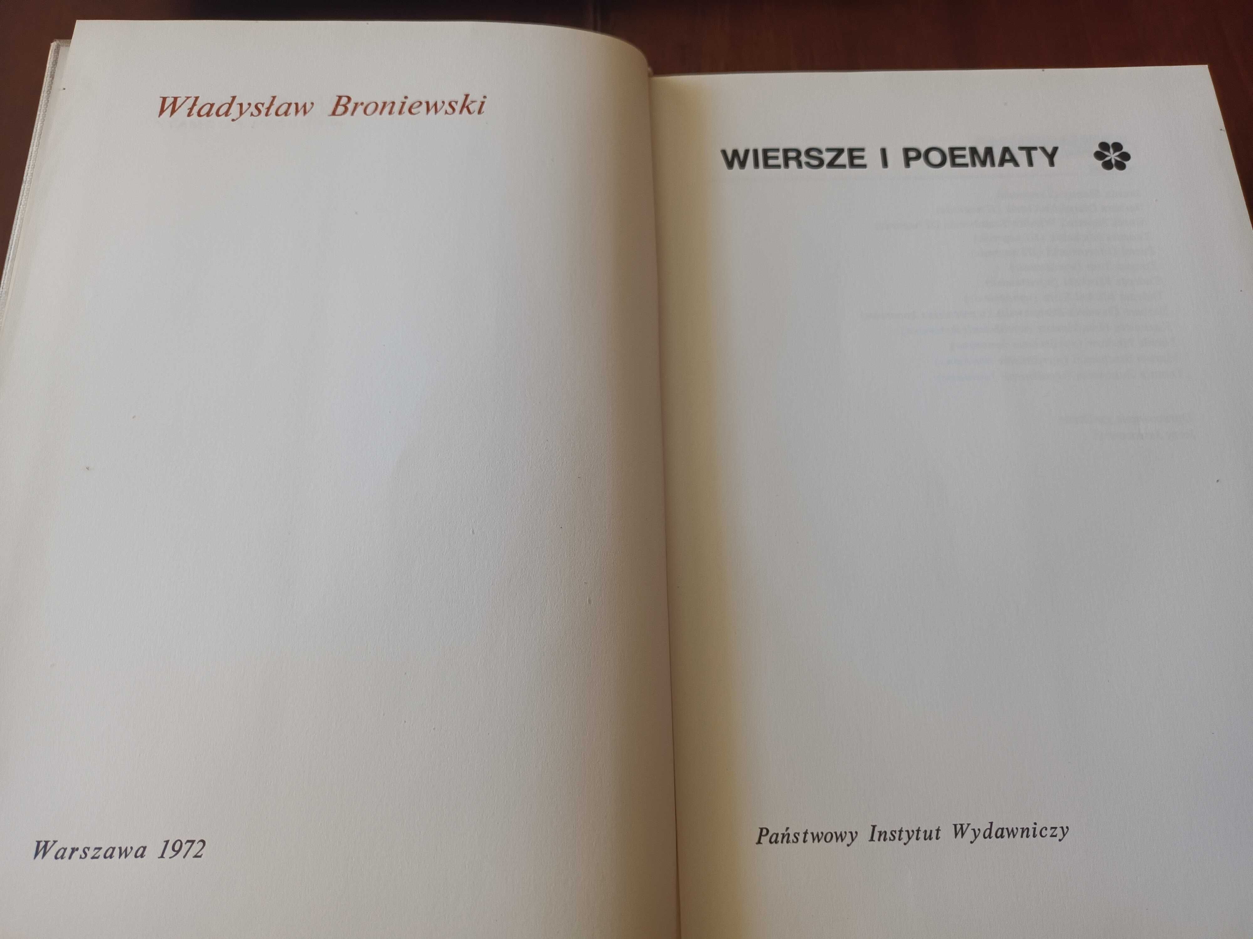 Wiersze i poematy Władysław Broniewski