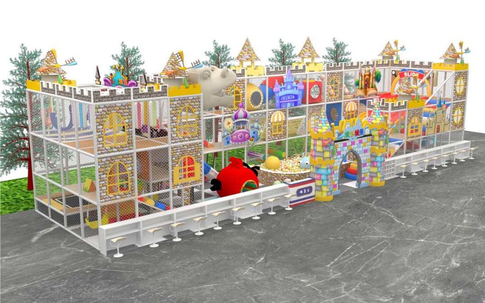 Plac zabaw małpi gaj 3 poziomy