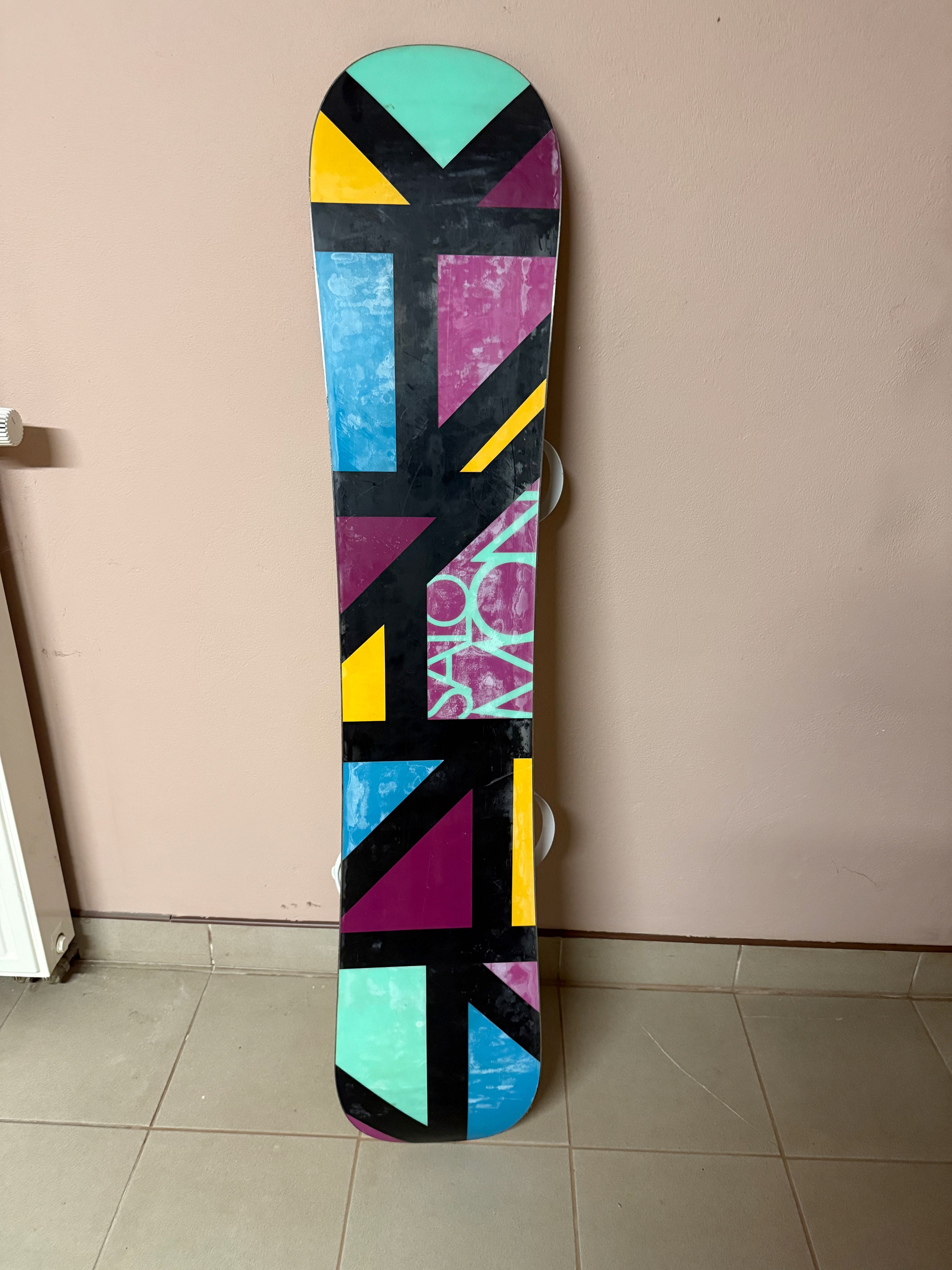 Deska snowboard 143 Salomon Spark + wiązania union