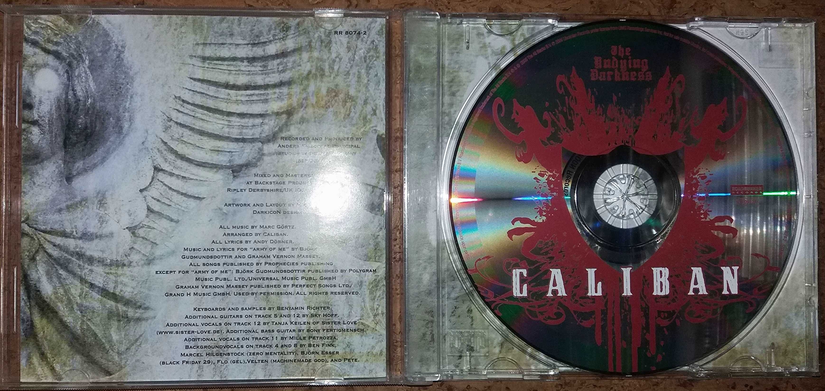 CD Caliban – The Undying Darkness. Mnemic – The Audio Injected Soul.