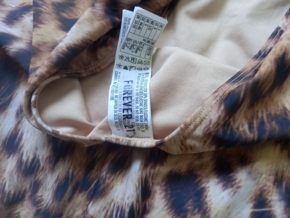 Strój kąpielowy tygrys pantera XXL Forever 21 Centkiewicz roz 44 - 46