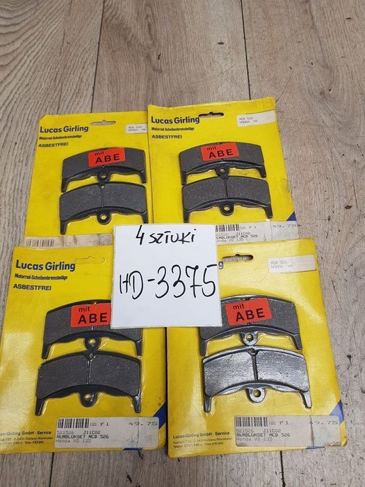 Klocki hamulcowe TRW-Lucas MCB 526 Honda CBX550F VT500E