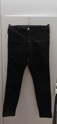 Skiny jeans 40 mniejsze HM czarne