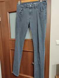 Spodnie jeans c&a w32 l34 szare dla wysokiego szczupłego jak nowe