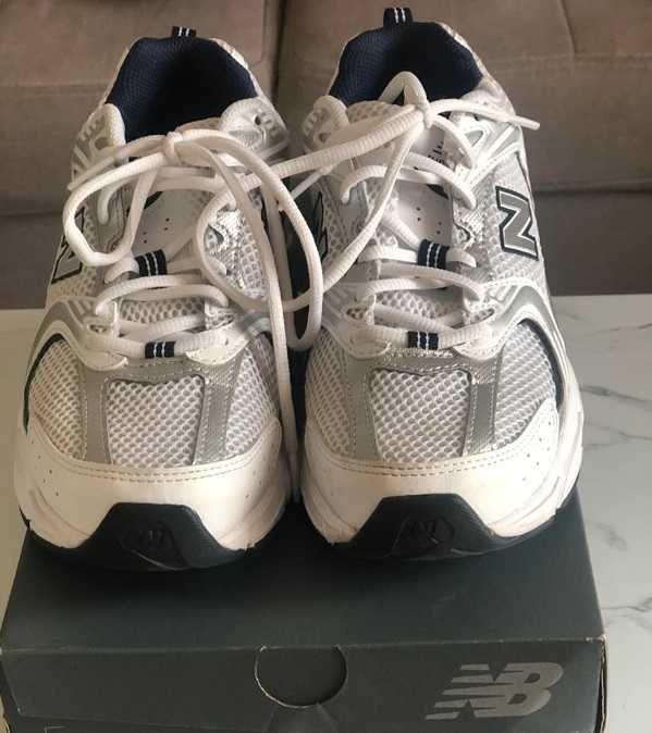 New Balance 530 White Silver Navy R.38