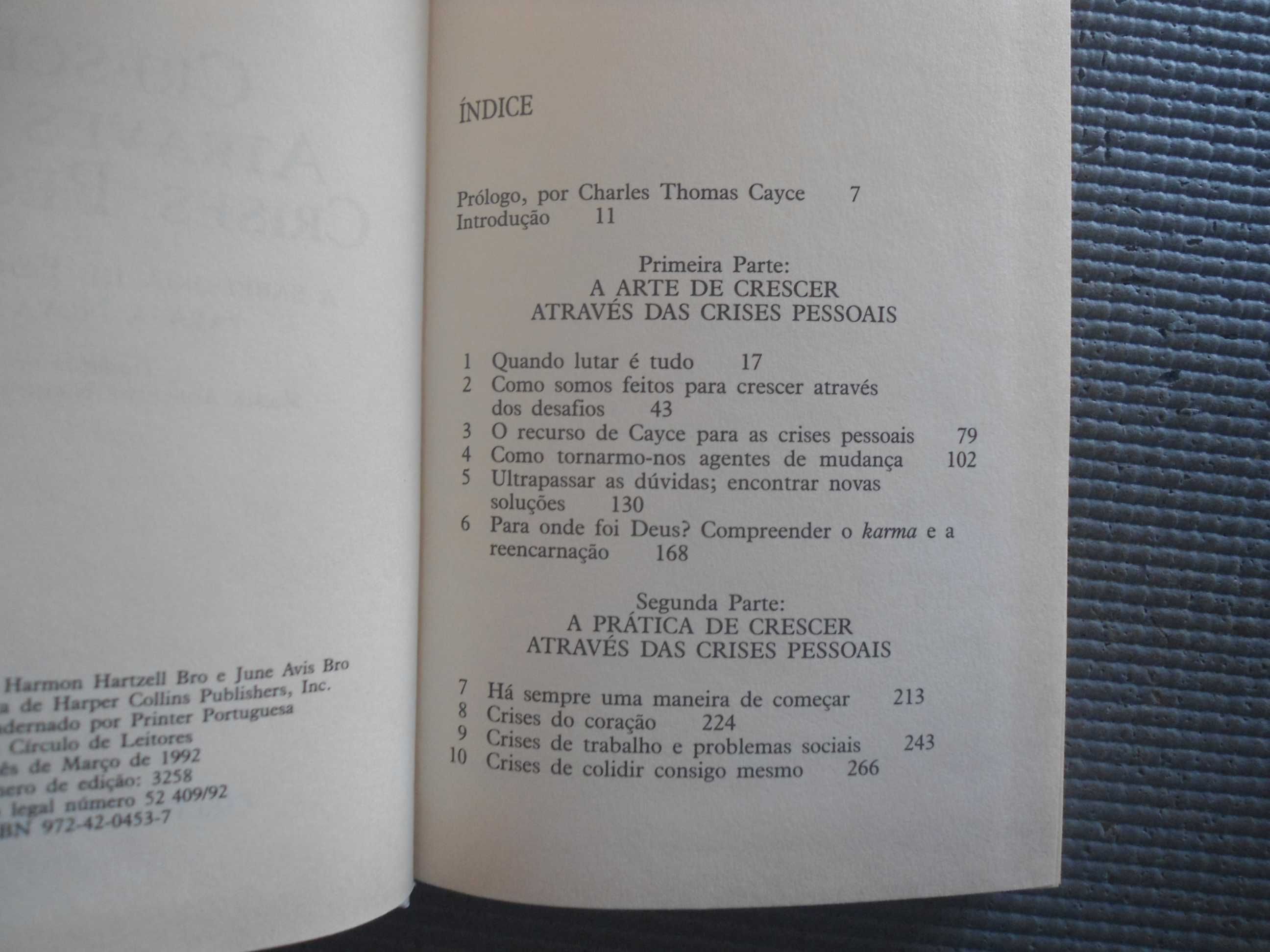 Crescer através das crises pessoais de Harmon H. Bro e outro