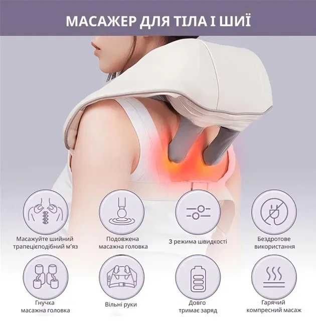 Масажер для шиї, спини, плечей і талії “Massager FZ-666”