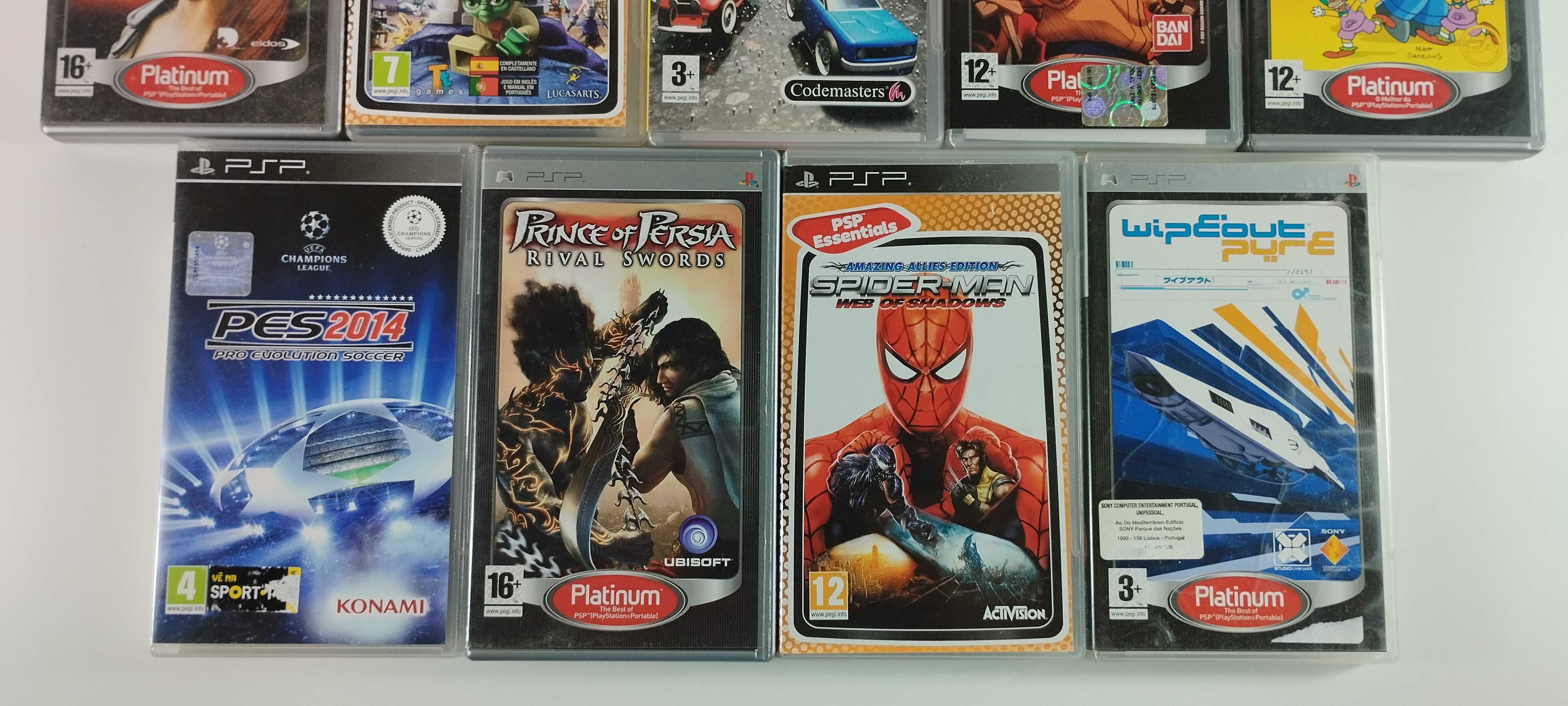 Lote 14 Jogos PSP Playstation Portable