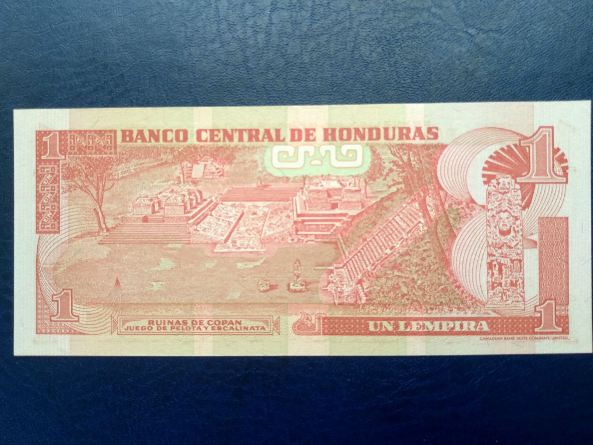 Honduras - Banknot 1 Lempira z 2006 roku.