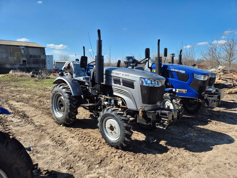 Трактор Гарден Скаут 244 ХТ полный привод Доставка к дому