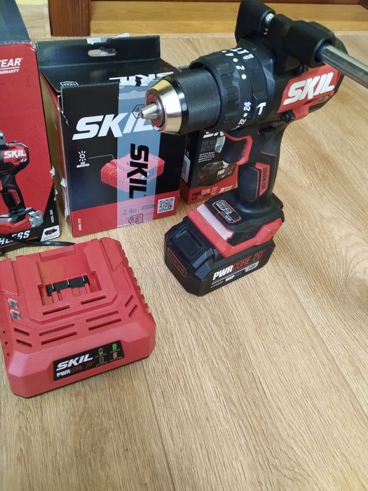 Ударний шуруповерт SKIL XP CD1E3085CA батарея 5А+зарядка.