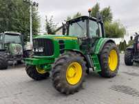 JOHN DEERE 6534 / Przednia oś amortyzowana TLS / PowrQuad Plus /