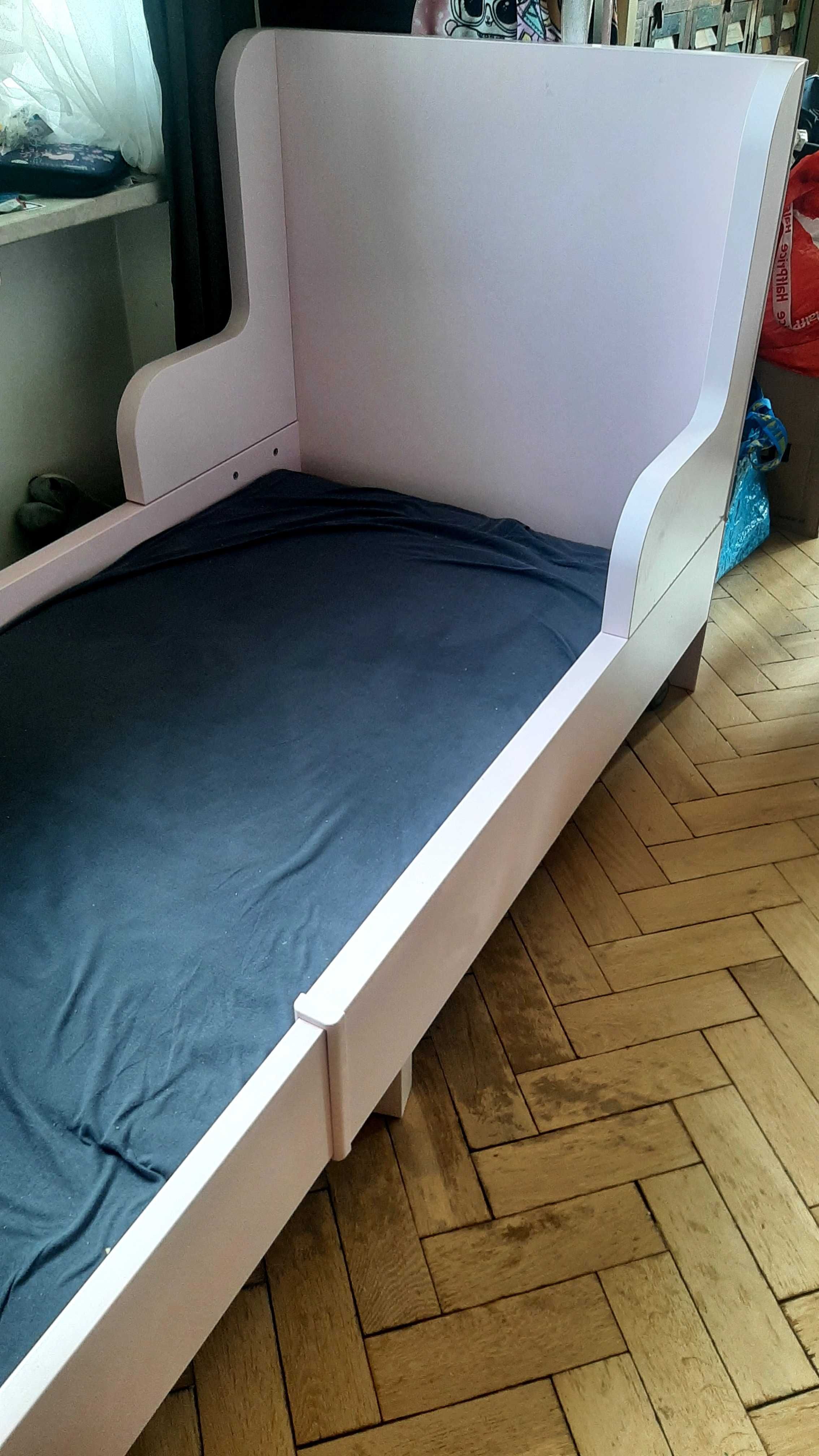 Łóżko dziecięce Ikea Busungue regulowana dlugość z materacem