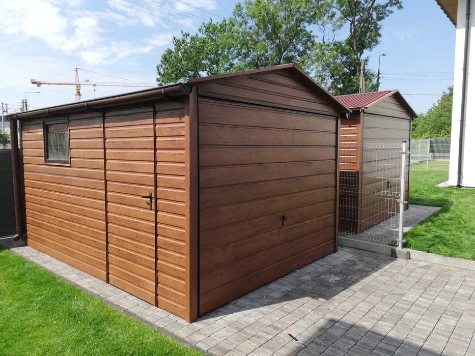 GARAŻ BLASZANY- Złoty Dąb |Wiaty | Garaże | Wiaty | Kojce | - ESSTAL*