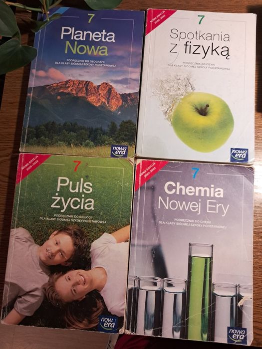 Używane podręczniki do klasy 7