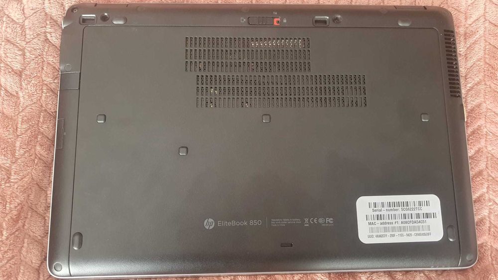 Laptop HP Elitebook 850 G2 intel I5/16GB/256GB ssd