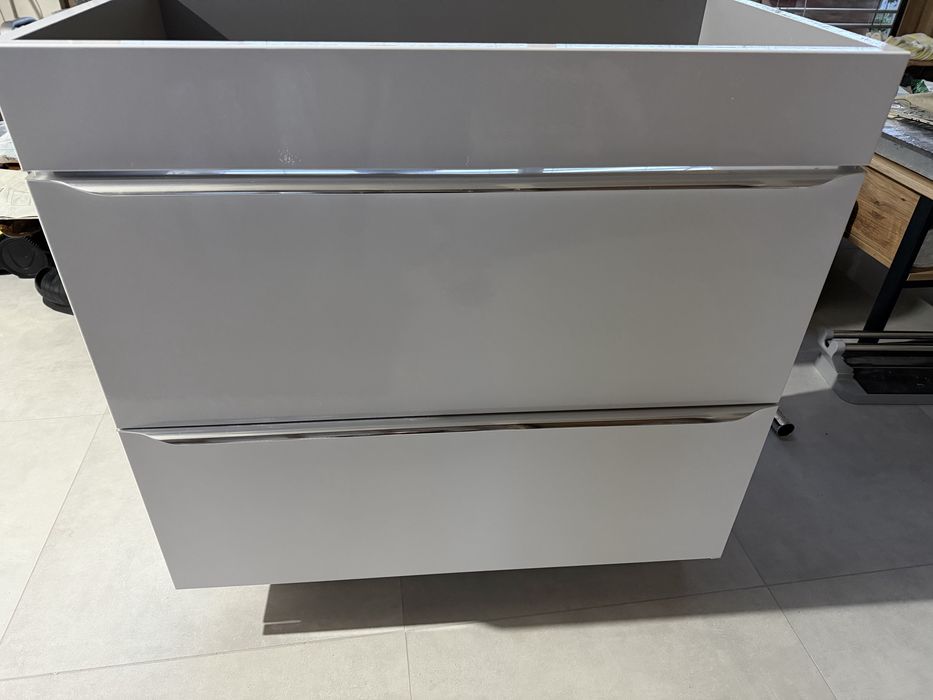 Szafka komoda pod umywalke biala 80 cm Imandra