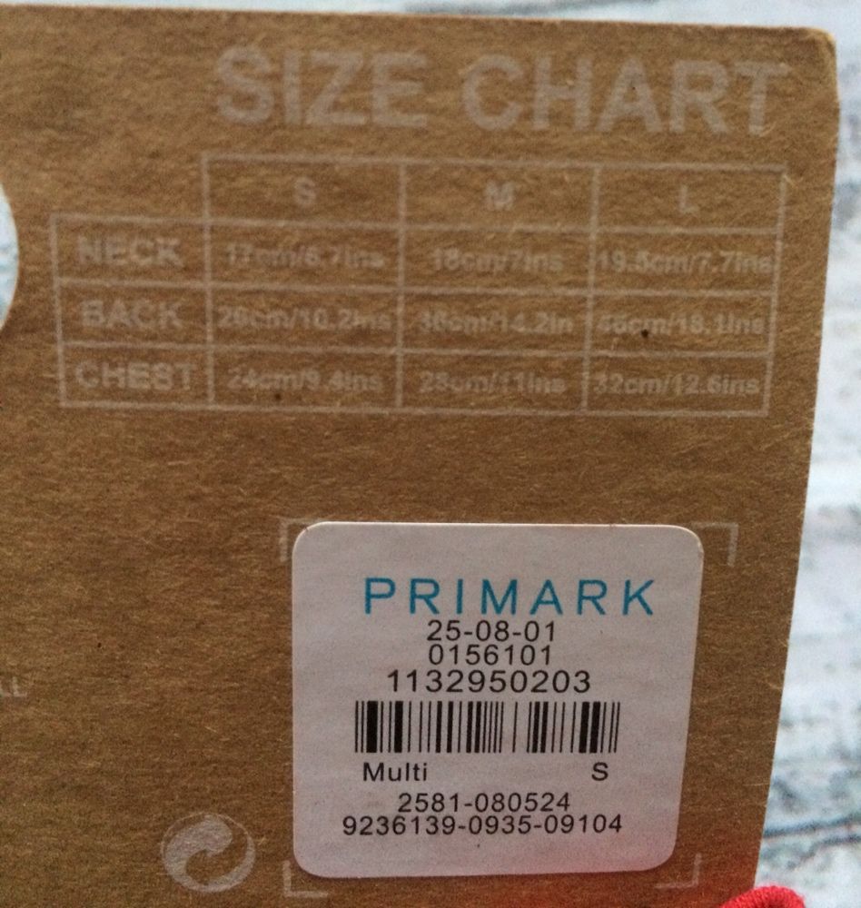 Піжама комбінезон від Primark одяг комбінезон М для собак йорка