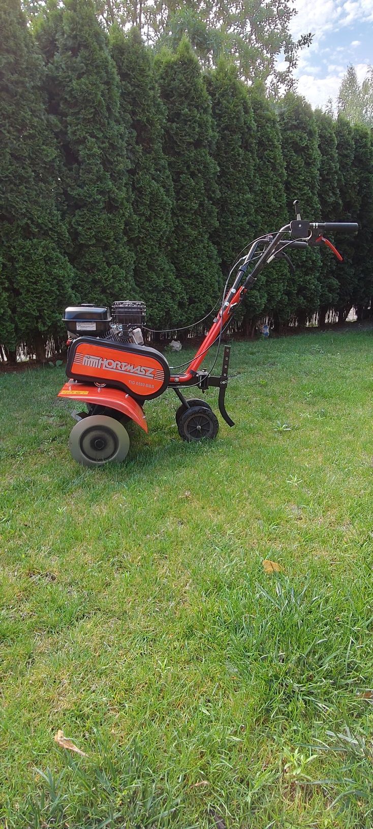 Glebogryzarka spalinowa produkcji HORTMASZ