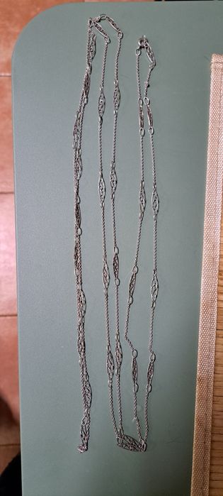 Trancelim vintage em prata filigrana.