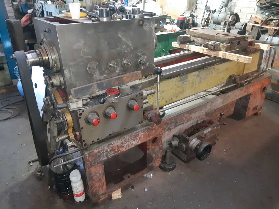 Станина и поликлиновый ремень к 16К20_710 мм, задняя бабка на 16Б16