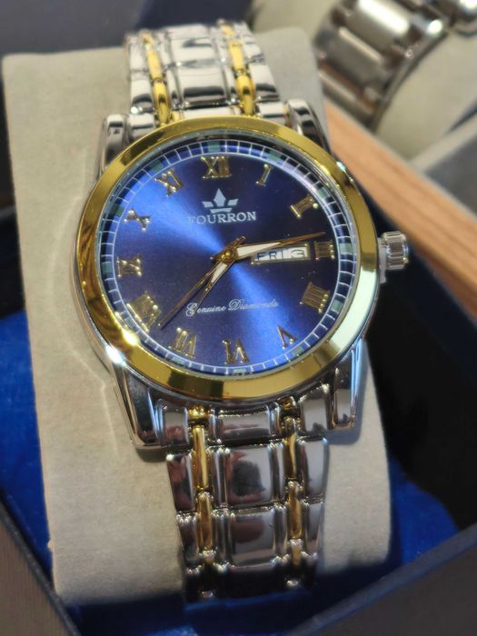 Piękny zegarek kwarcowy a'la Rolex President NOWY na prezent 69 zł