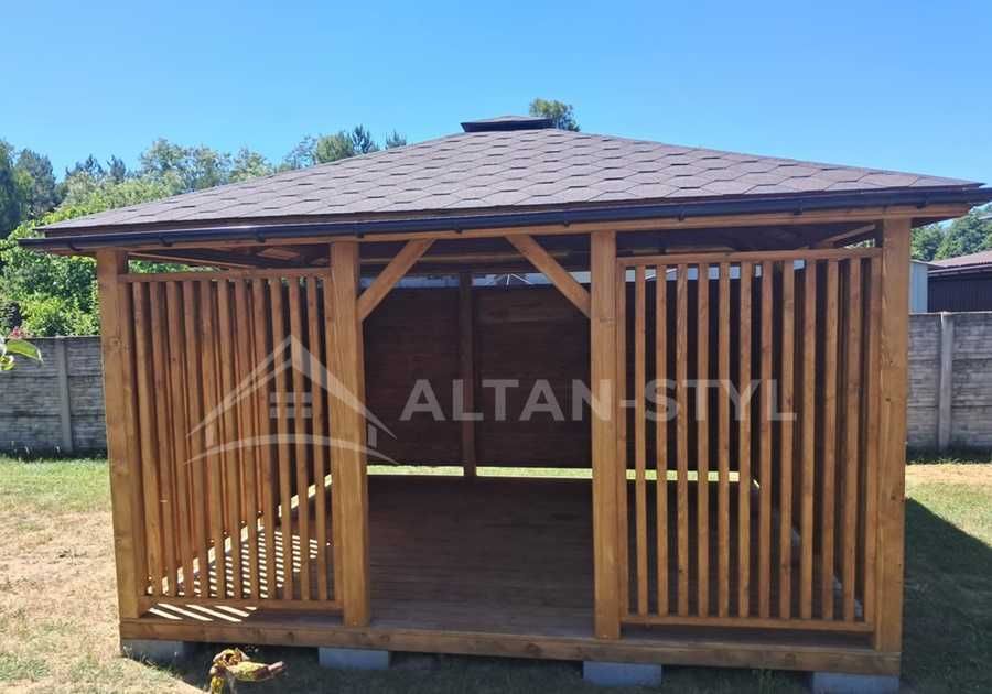 Altany,altanki, wiaty, altana ogrodowa DALIA 4x4m PRODUCENT
